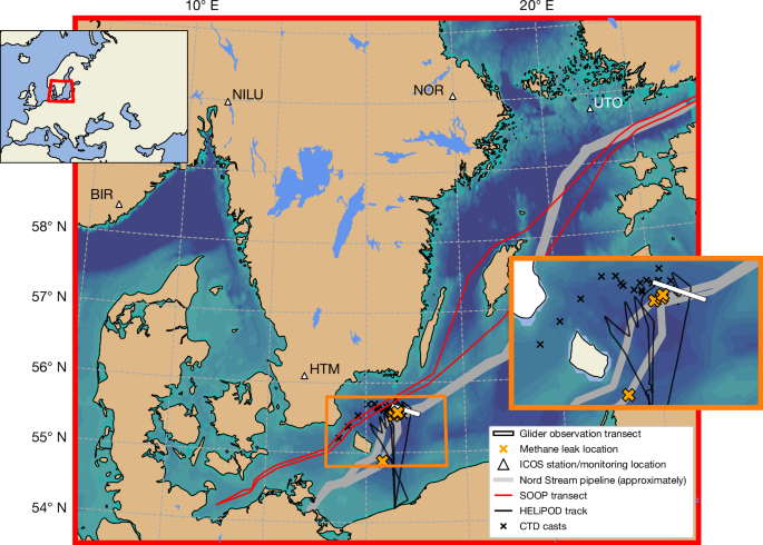 Methane emissions from the Nord Stream subsea pipeline leaks post thumbnail image